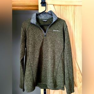Eddie Bauer Men’s M 3/4 zip sweater